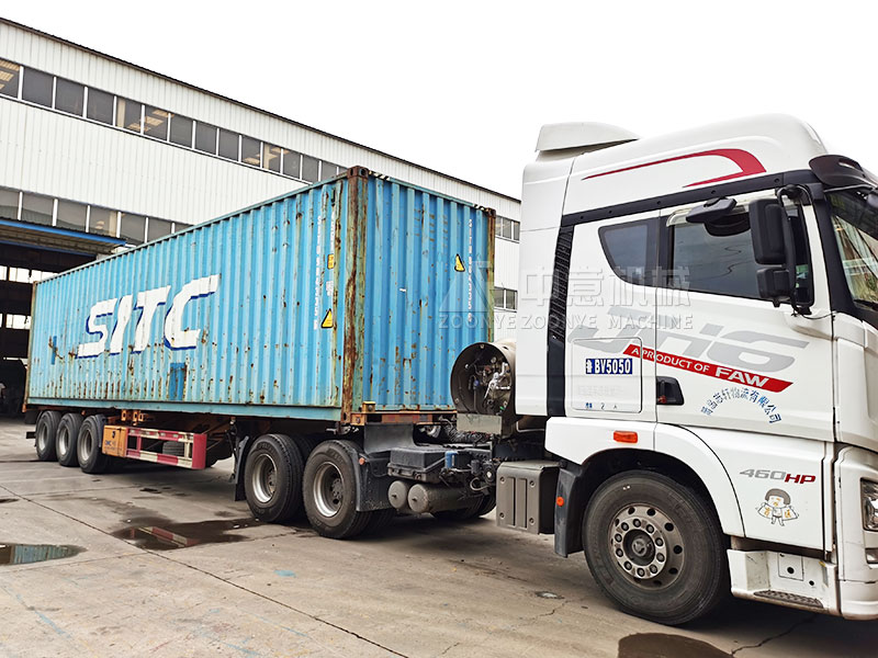 砂石設(shè)備裝車完畢 砂石設(shè)備裝車完畢