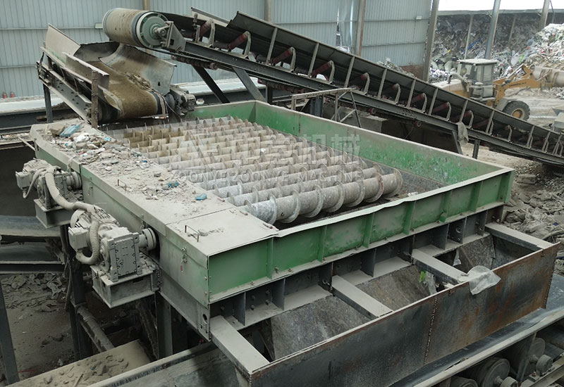 Garbage screening equipment spiral screen Garbage screening equipment spiral screen