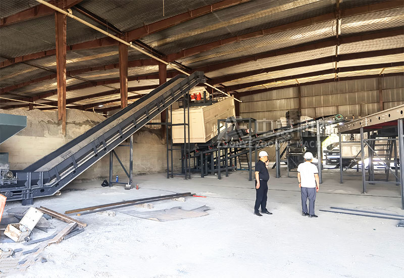 Construction and decoration waste treatment production line Construction and decoration waste treatment production line