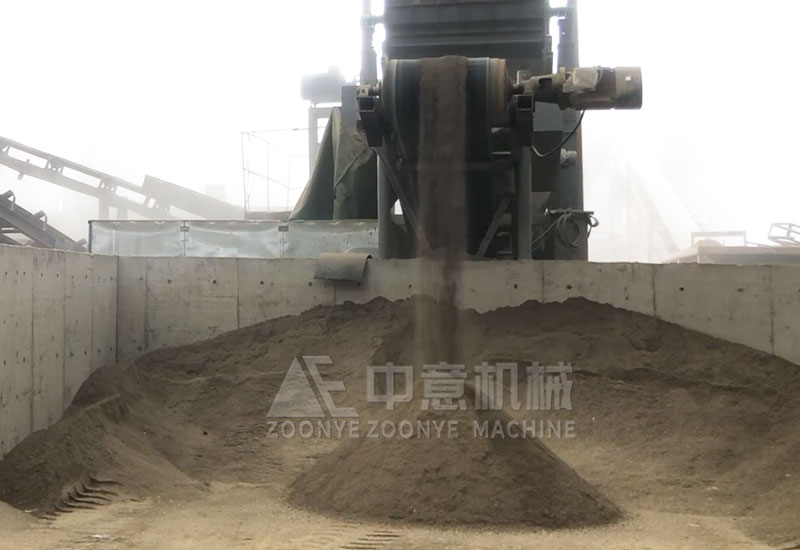 Sand soil sieved out Sand soil sieved out