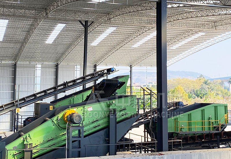 Construction and decoration waste screening equipment Construction and decoration waste screening equipment