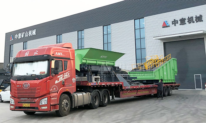 Go To The Mission! Zhongyi Machinery Construction Decoration Garbage Crushing Screening Equipment Is