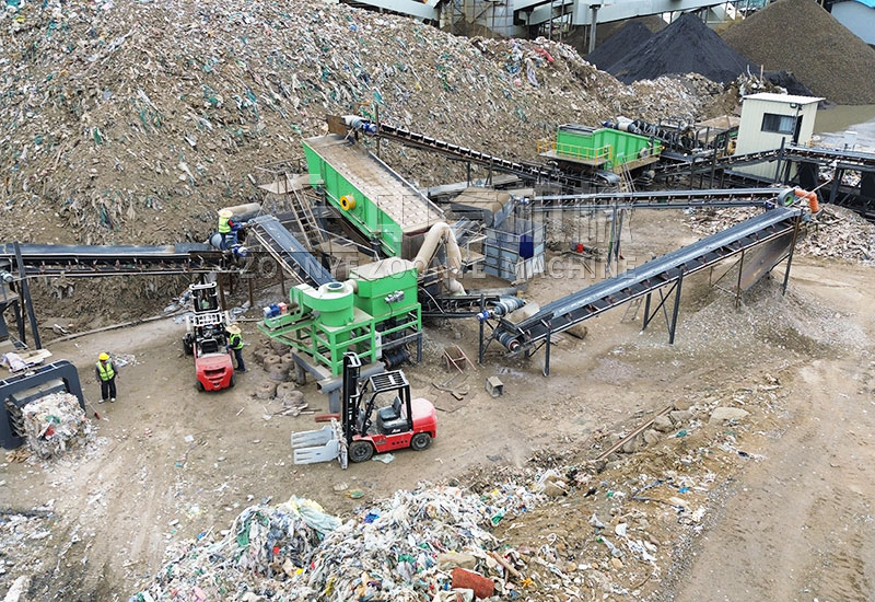 Decoration garbage disposal production line Decoration garbage disposal production line