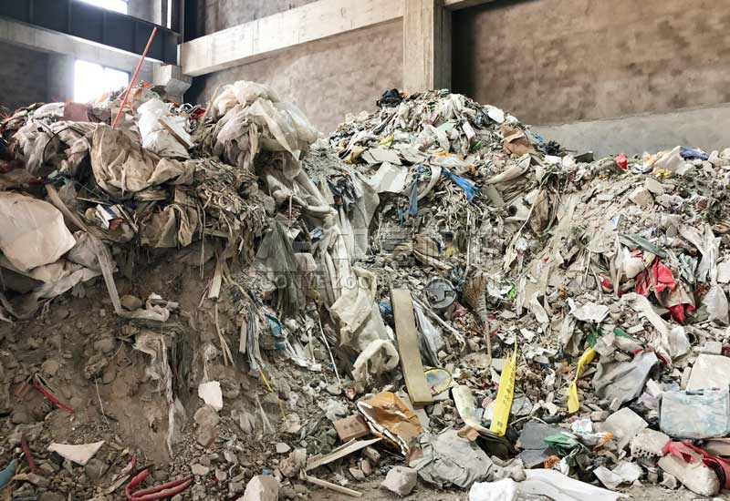 Decoration garbage waiting for treatment Decoration garbage waiting for treatment