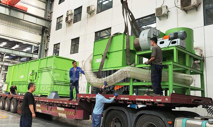 China-Italy Machinery Shipping: Two Highly Efficient Air-selected Equipment Shipped Successfully